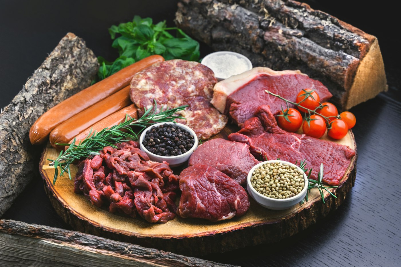 Vacuum bags for frozen meat