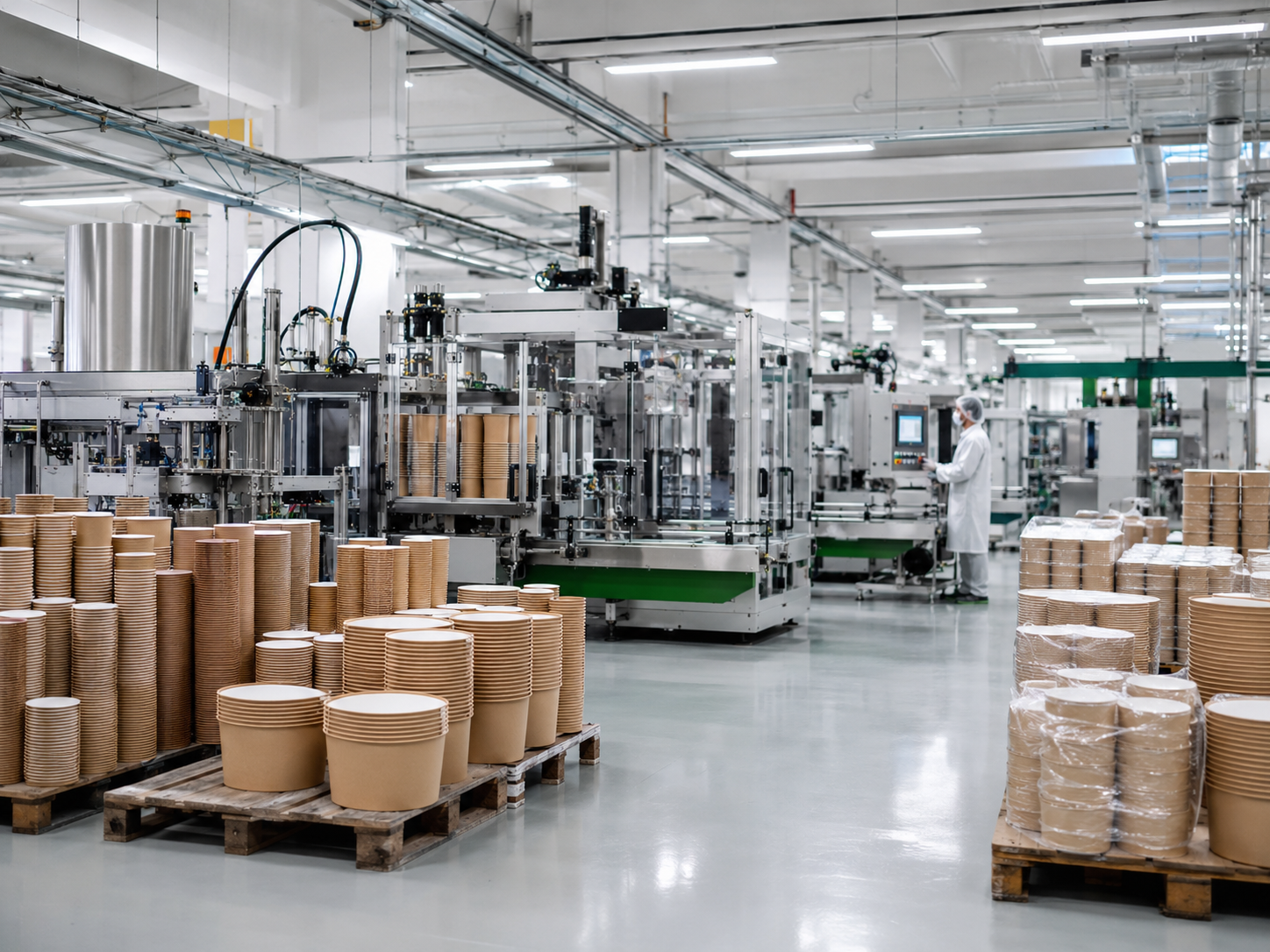 Packaging production floor